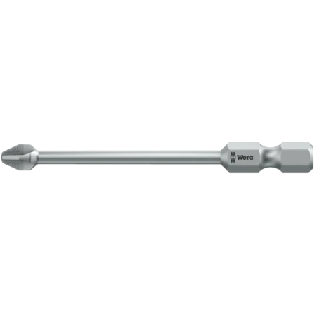 Wera 853/4 ACR PH2 X 90mm Phillips Magnetic Anti-Mar Bit – Anti-Cam-Out Design For Secure Screw Driving