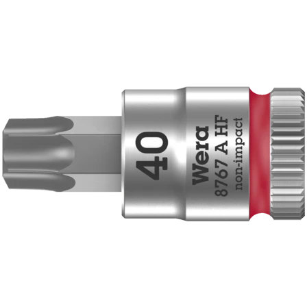 8767 A HF TORX® Zyklop bit socket with holding function, 1/4